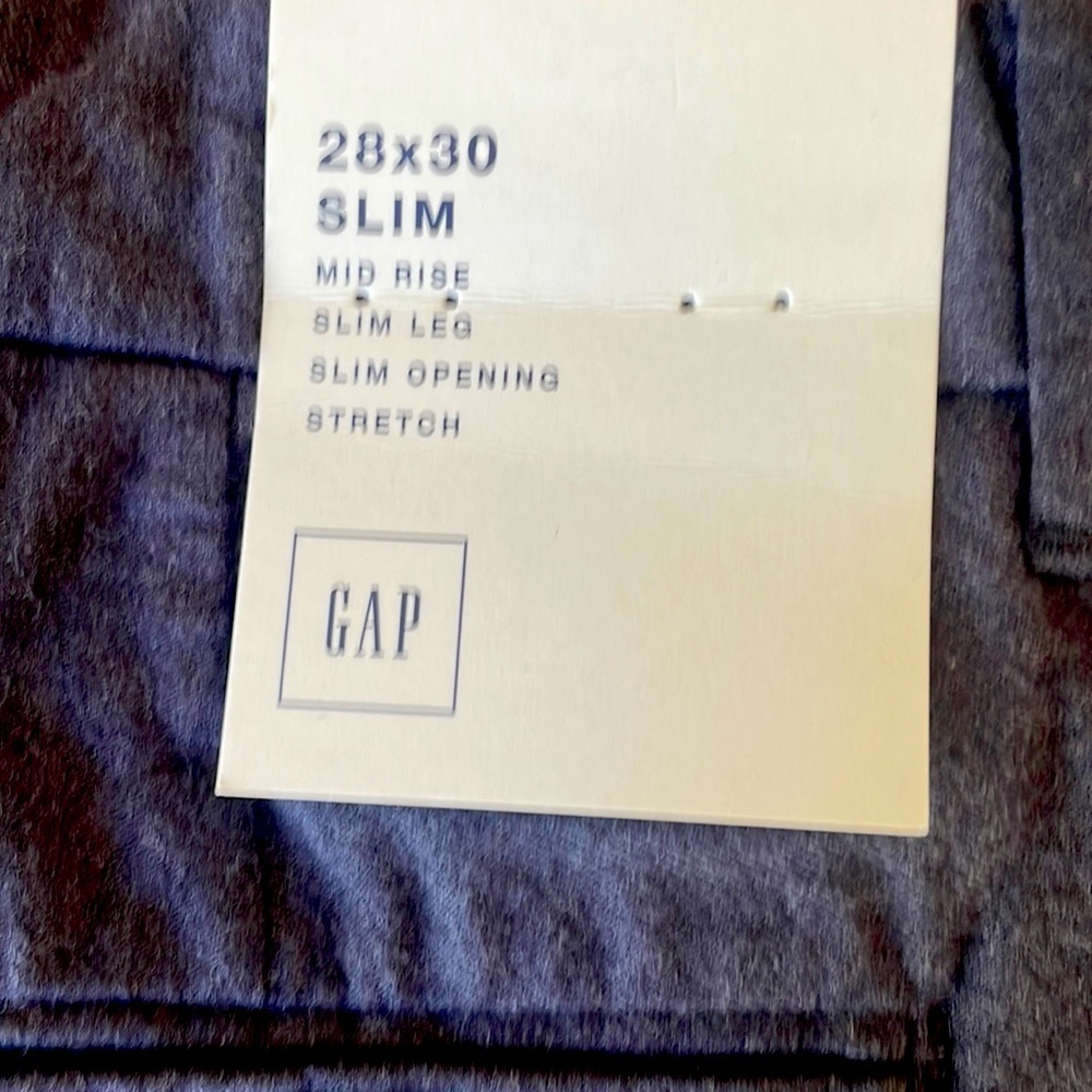 COPY - GAP NWT DRESS PANTS MEN GRAY SLIM